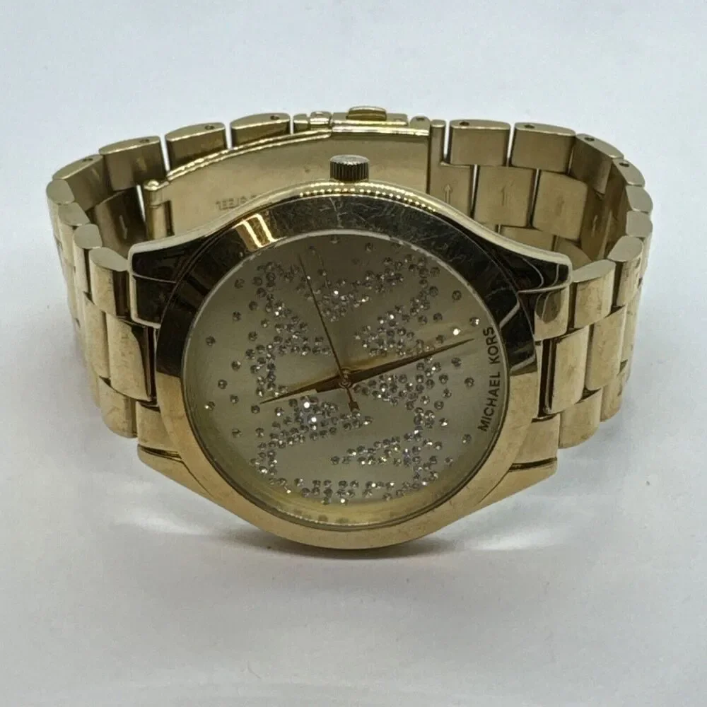 Michael Kors Slim Runway MK3590 Women's Stainless Steel Analog Dial Watch JNA389